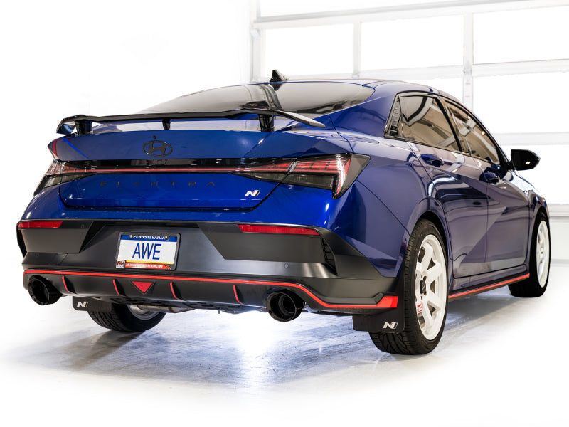 AWE Tuning AWE Tuning 22-26 Hyundai Elantra N Track Edition Cat-Back Exhaust - Diamond Black Tips