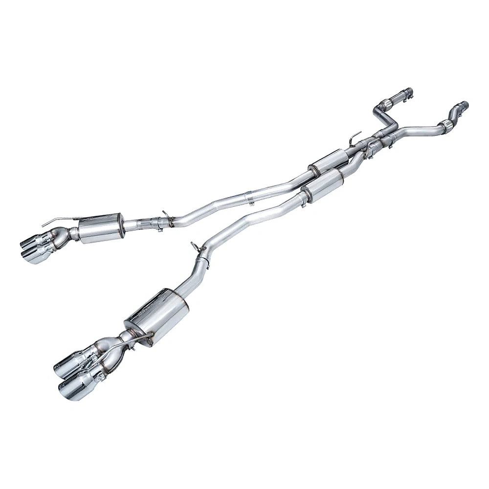AWE Touring Edition Exhaust for 2020-2025 Ford Explorer ST - Chrome Tips, primary 1