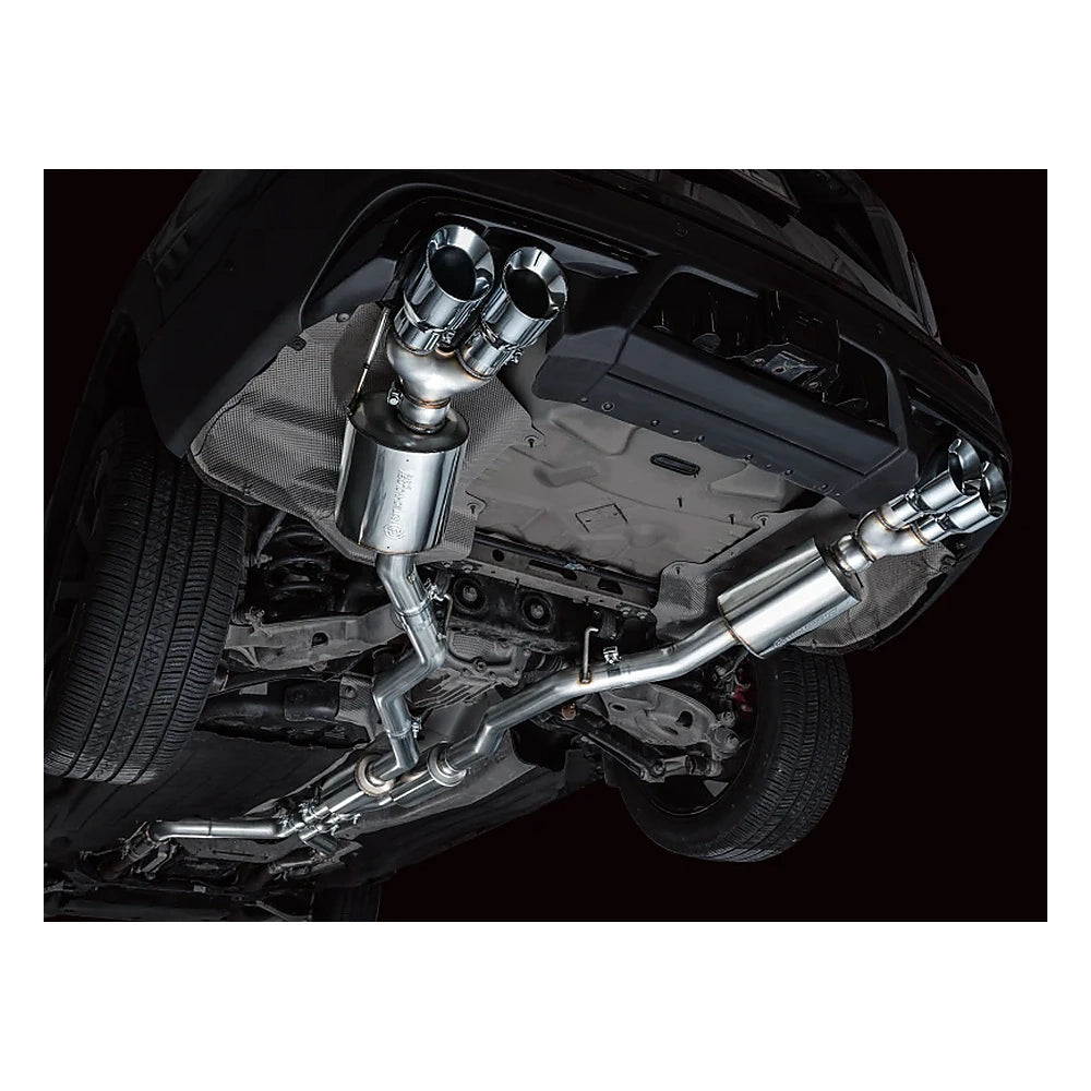 AWE Touring Edition Exhaust for 2020-2025 Ford Explorer ST - Chrome Tips, mounted 4