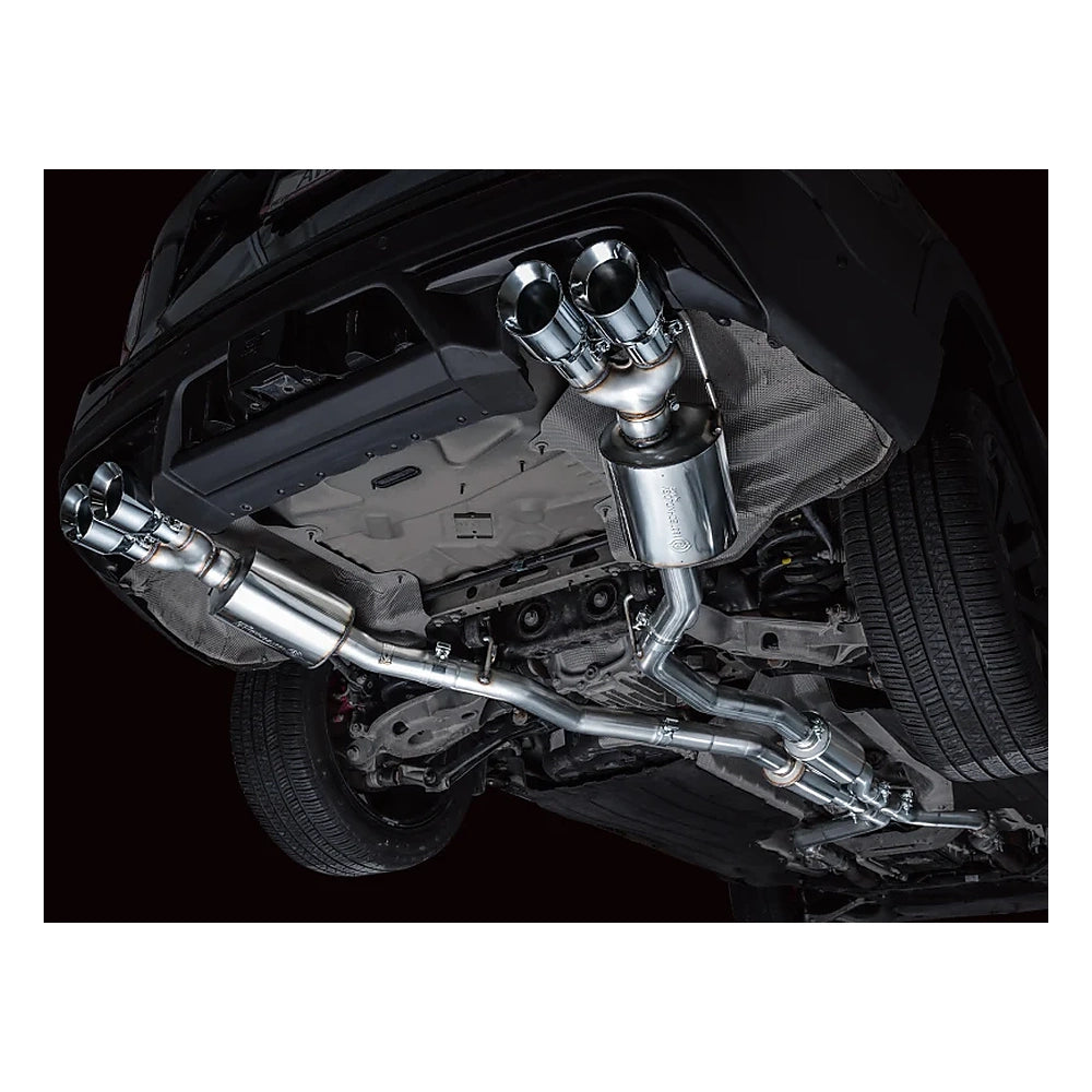 AWE Touring Edition Exhaust for 2020-2025 Ford Explorer ST - Chrome Tips, mounted 7