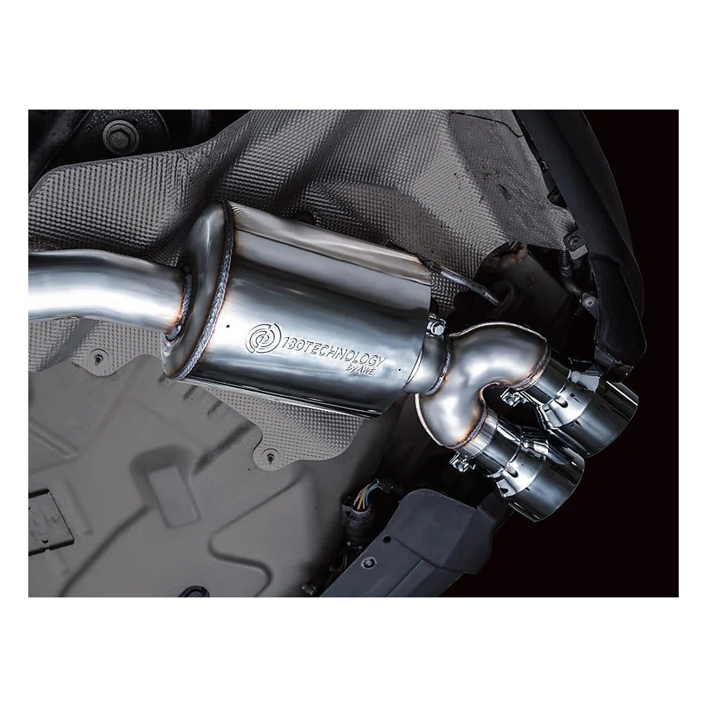 AWE Touring Edition Exhaust for 2020-2025 Ford Explorer ST - Chrome Tips, mounted 11