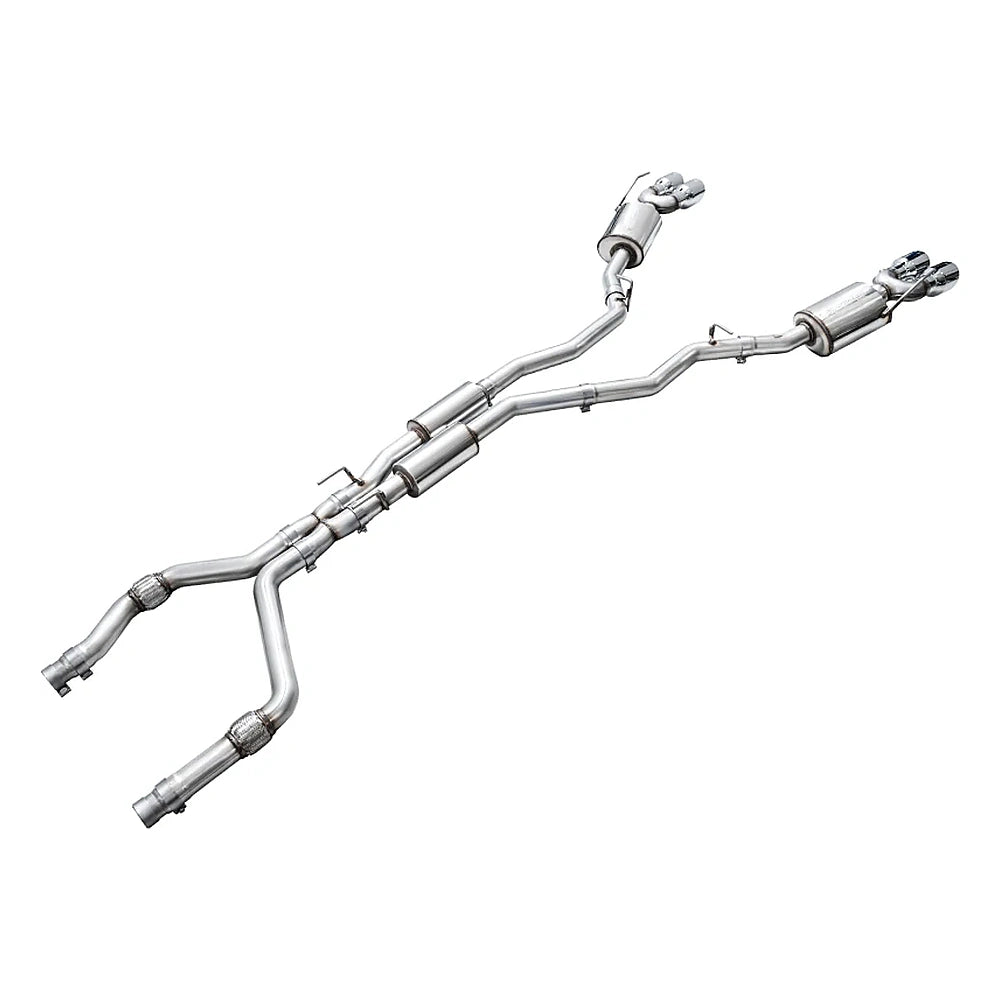 AWE Touring Edition Exhaust for 2020-2025 Ford Explorer ST - Chrome Tips, out of package 14
