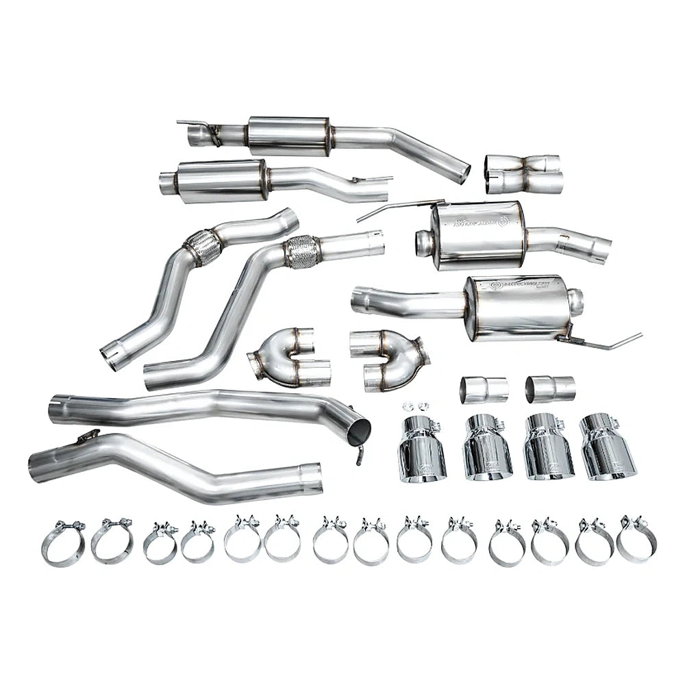 AWE Touring Edition Exhaust for 2020-2025 Ford Explorer ST - Chrome Tips, out of package 18