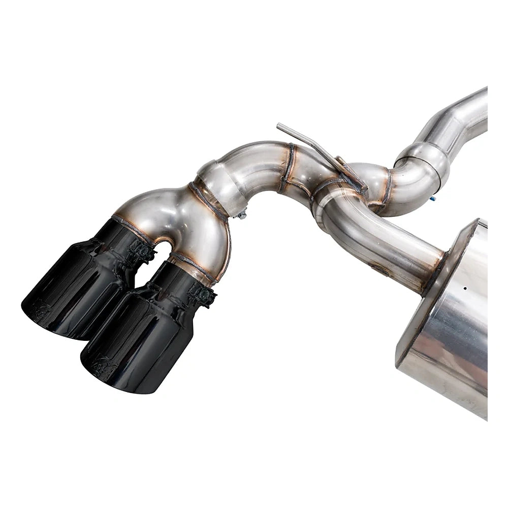 AWE Touring Exhaust for 2025-2026 BMW M5 with Diamond Black Tips, product view 2