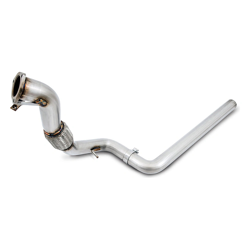 AWE Track Edition Exhaust for Audi B9 A4 2.0T - Black Tips, close up 2