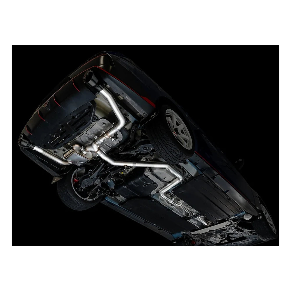 AWE SwitchPath Exhaust for 2022-2026 Hyundai Elantra N - Black Tips, mounted 10