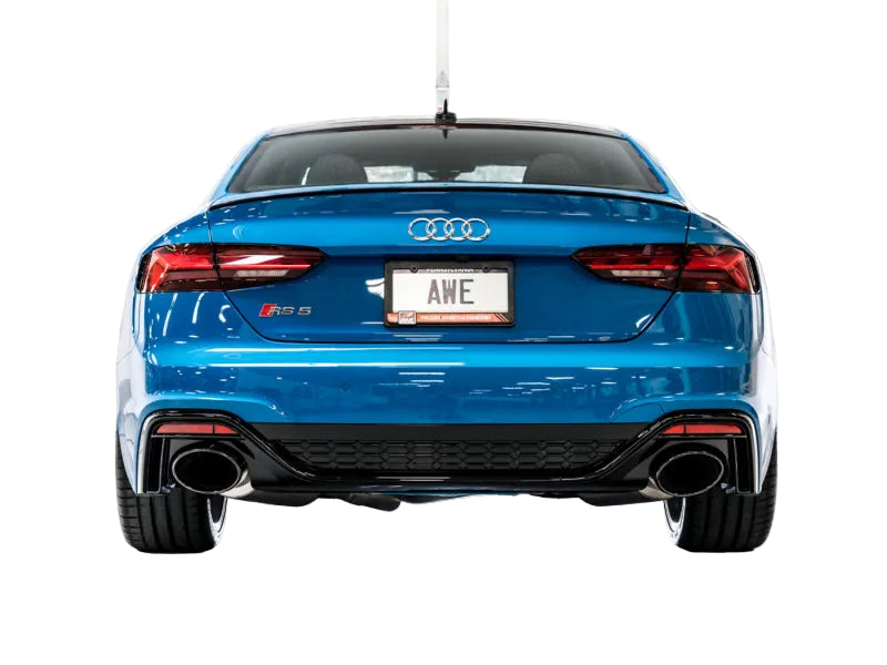 AWE Tuning AWE Tuning Audi B9.5 RS 5 Coupe Non-Resonated Touring Edition Exhaust - RS-Style Diamond Black Tips