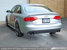 Load image into Gallery viewer, AWE Tuning Audi B8 / B8.5 S4 3.0T Touring Edition Exhaust - Chrome Silver Tips (90mm) - AWE Tuning 3010-42018