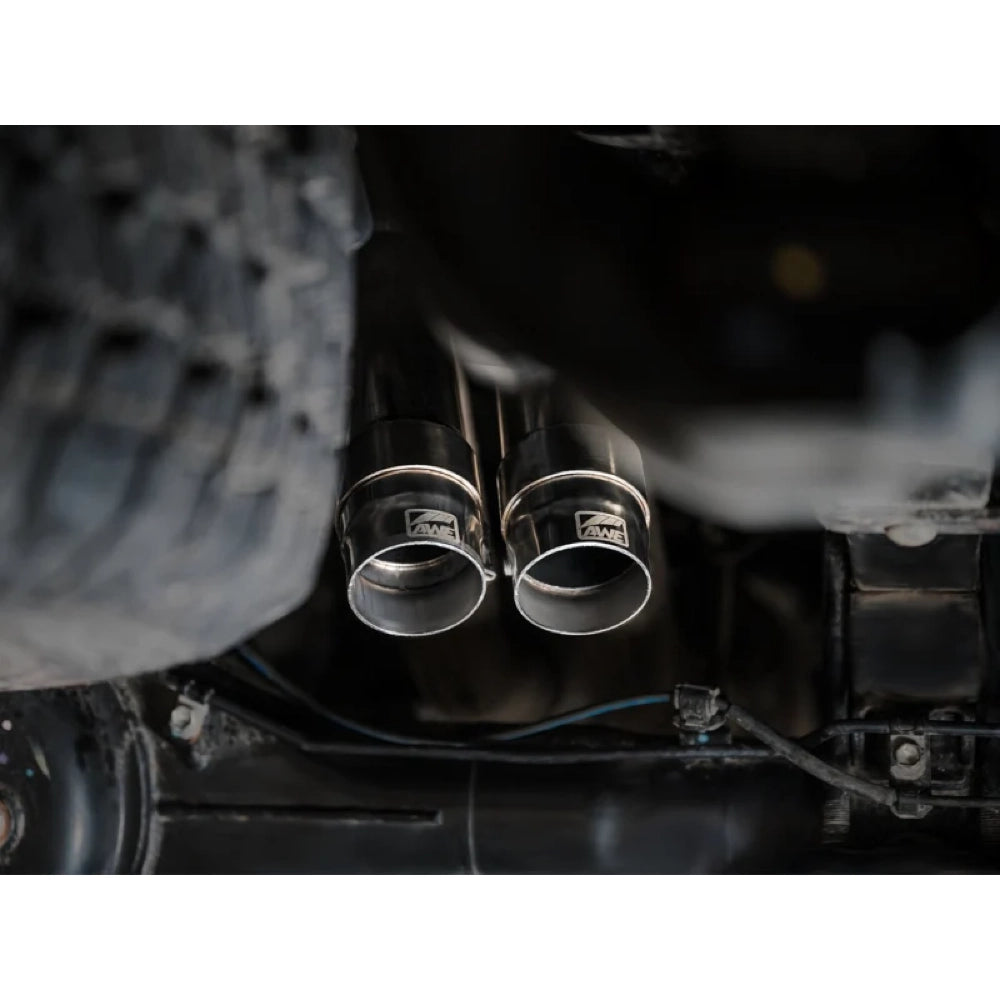 AWE Tuning 2016-2022 Toyota Tacoma 0FG Exhaust with BashGuard - No Tips - AWE3015-31826 - product view 3