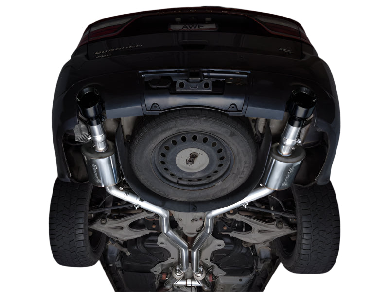 AWE Tuning 11-25 Dodge Durango 5.7L Touring Edition Exhaust w/ Diamond Black Tips - AWE Tuning 3015-33575