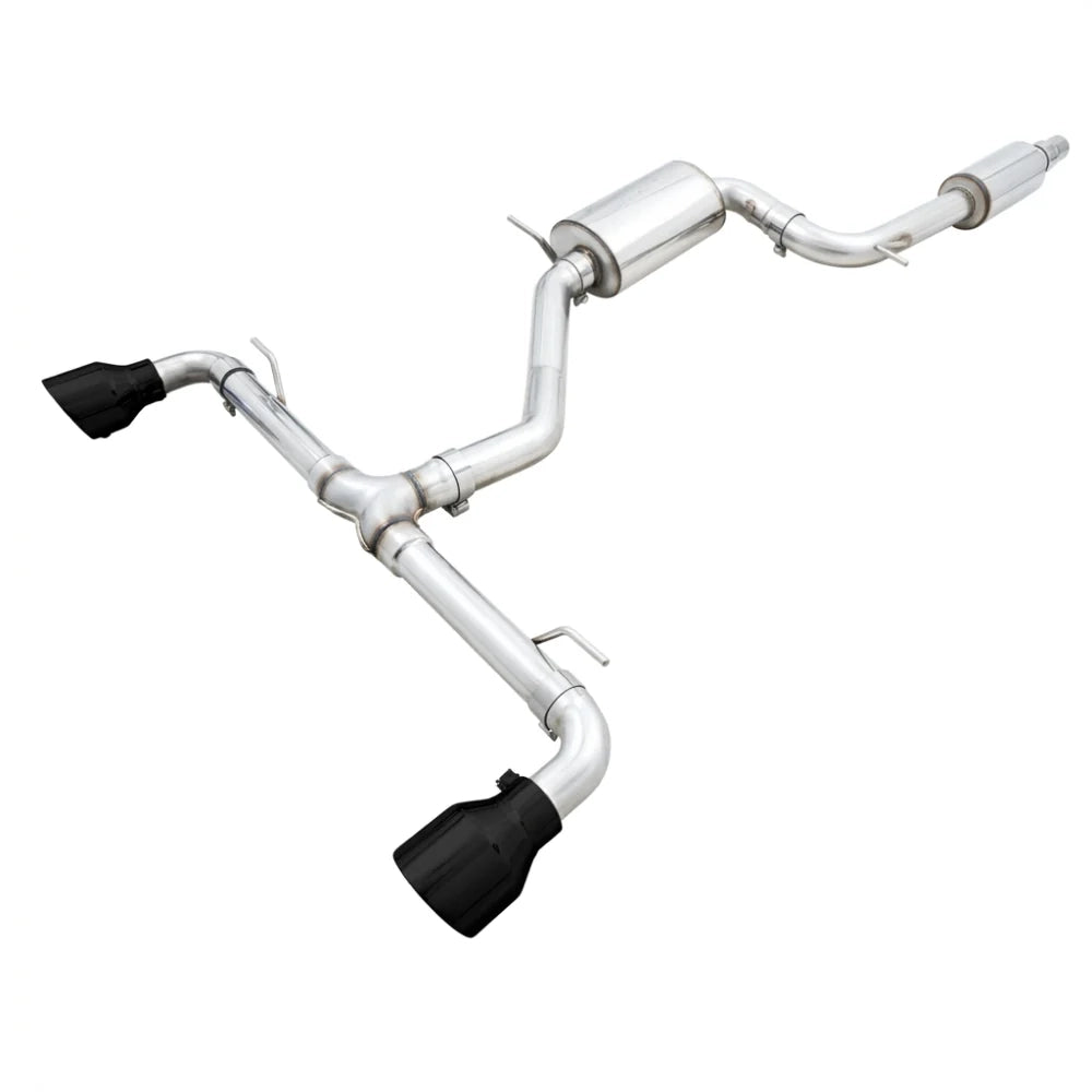 AWE Tuning 2022 VW GTI MK8 Touring Edition Exhaust - Diamond Black Tips - AWE3015-33658 - product view 1