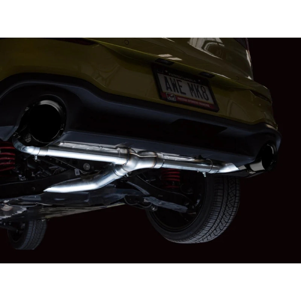 AWE Tuning 2022 VW GTI MK8 Touring Edition Exhaust - Diamond Black Tips - AWE3015-33658 - product view 8