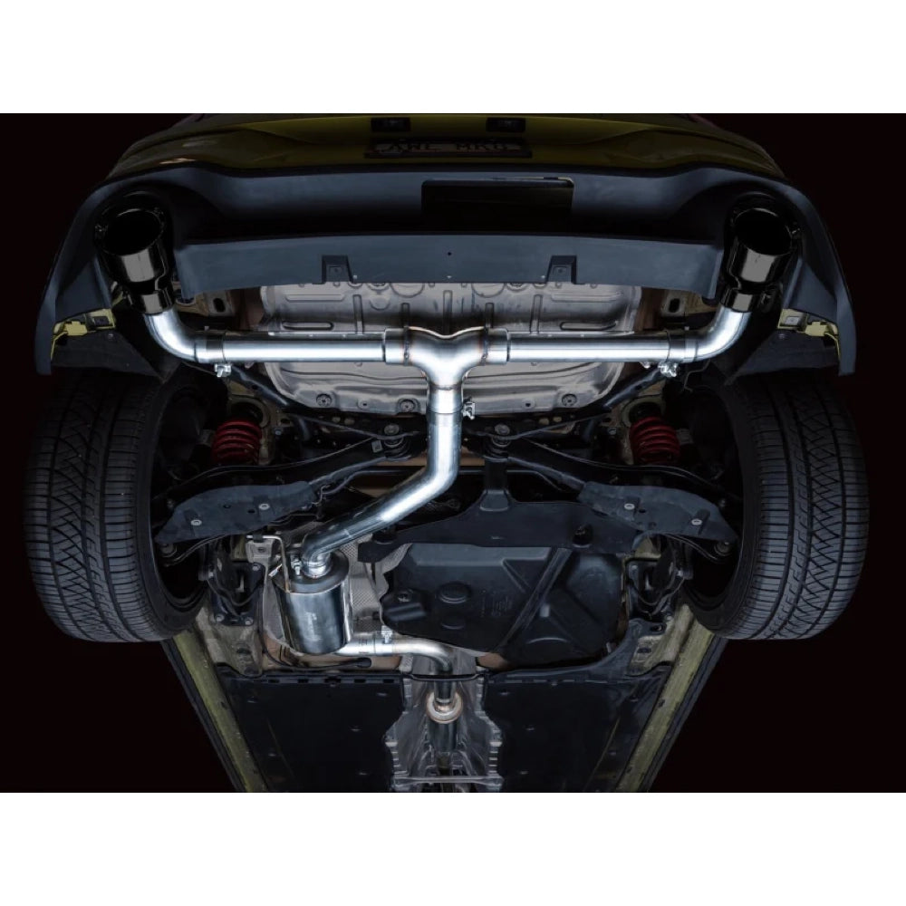 AWE Tuning 2022 VW GTI MK8 Touring Edition Exhaust - Diamond Black Tips - AWE3015-33658 - product view 10