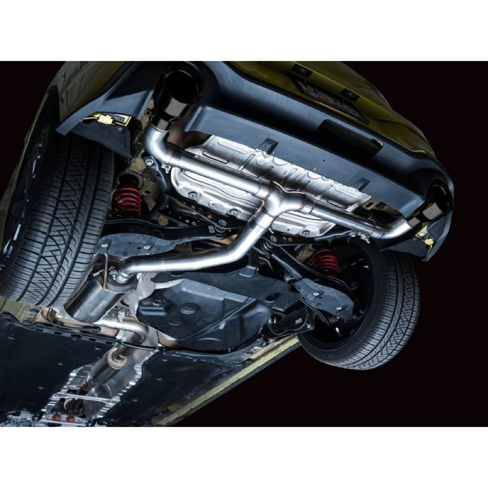 AWE Tuning 2022 VW GTI MK8 Touring Edition Exhaust - Diamond Black Tips - AWE3015-33658 - product view 12