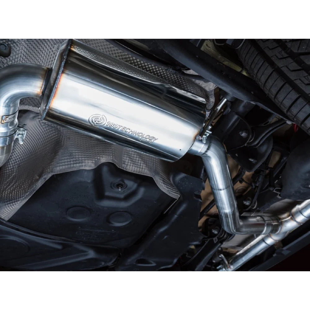 AWE Tuning 2022 VW GTI MK8 Touring Edition Exhaust - Diamond Black Tips - AWE3015-33658 - product view 13