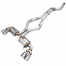 Load image into Gallery viewer, AWE Tuning 22-26 BMW M240i (G42) Touring Edition Exhaust - Chrome Silver Tips - AWE Tuning 3015-42240