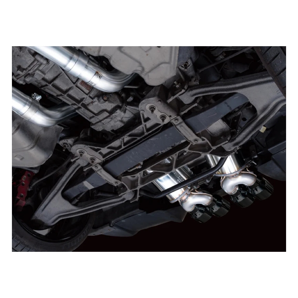 AWE Tuning C6 Chevrolet Corvette Z06/ZR1 Touring Edition Axle-Back Exhaust w/ Diamond Black Tips - AWE3015-43606 - product view 2