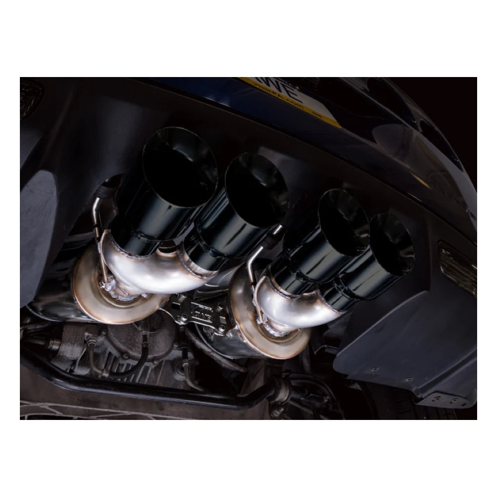 AWE Tuning C6 Chevrolet Corvette Z06/ZR1 Touring Edition Axle-Back Exhaust w/ Diamond Black Tips - AWE3015-43606 - product view 5