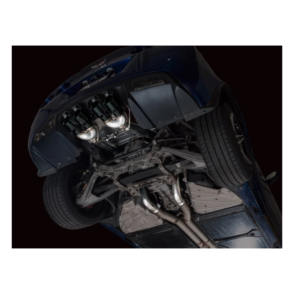 AWE Tuning C6 Chevrolet Corvette Z06/ZR1 Touring Edition Axle-Back Exhaust w/ Diamond Black Tips - AWE3015-43606 - product view 10