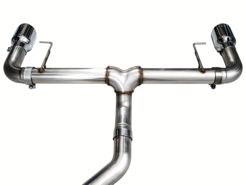 AWE 19-23 BMW 330i / 21-23 BMW 430i Base G2X Track Edition Axle Back Exhaust - Chrome Silver - AWE Tuning 3020-32429