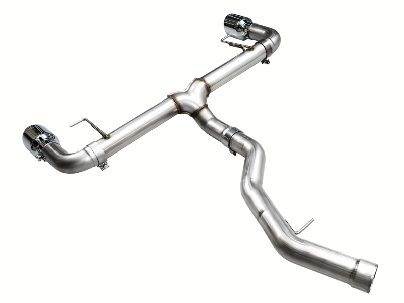 AWE 19-23 BMW 330i / 21-23 BMW 430i Base G2X Track Edition Axle Back Exhaust - Chrome Silver - AWE Tuning 3020-32429