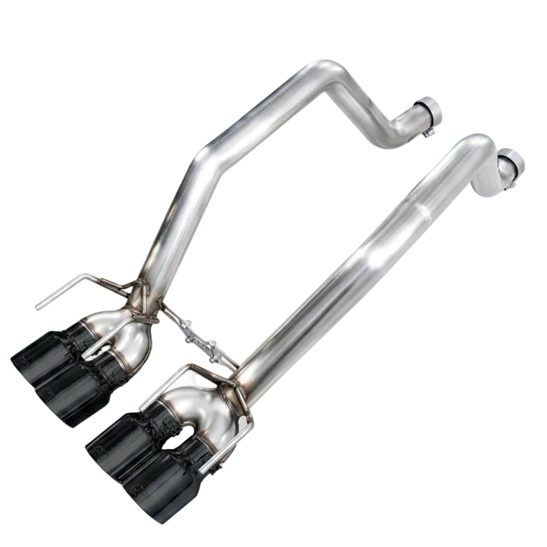 AWE Tuning C6 Chevrolet Corvette Z06/ZR1 Track Edition Axle-Back Exhaust w/ Diamond Black Tips - AWE Tuning 3020-43606