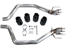 Load image into Gallery viewer, AWE Tuning C6 Chevrolet Corvette Z06/ZR1 Track Edition Axle-Back Exhaust w/ Diamond Black Tips - AWE Tuning 3020-43606