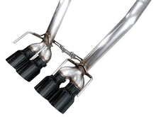 Load image into Gallery viewer, AWE Tuning C6 Chevrolet Corvette Z06/ZR1 Track Edition Axle-Back Exhaust w/ Diamond Black Tips - AWE Tuning 3020-43606