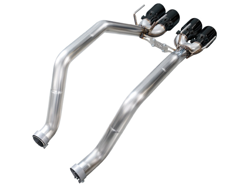 AWE Tuning C6 Chevrolet Corvette Z06/ZR1 Track Edition Axle-Back Exhaust w/ Diamond Black Tips - AWE Tuning 3020-43606