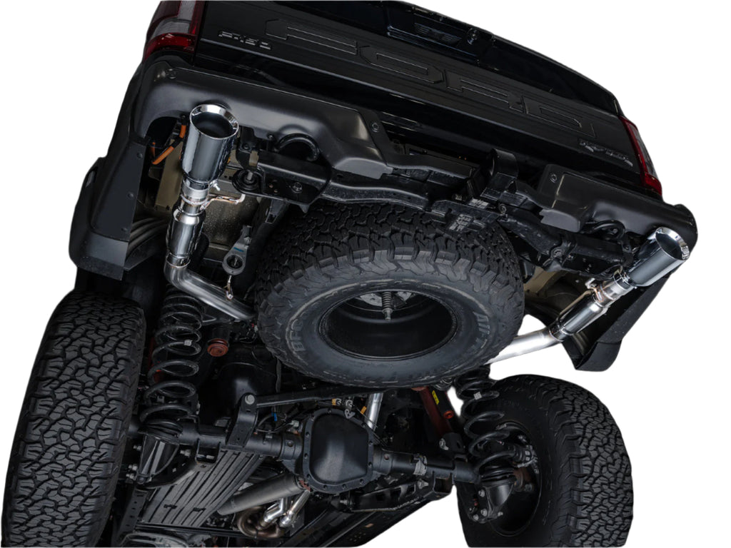 AWE Gen 3 Raptor SwitchPath Exhaust  - Chrome Silver Tips - AWE Tuning 3025-32356