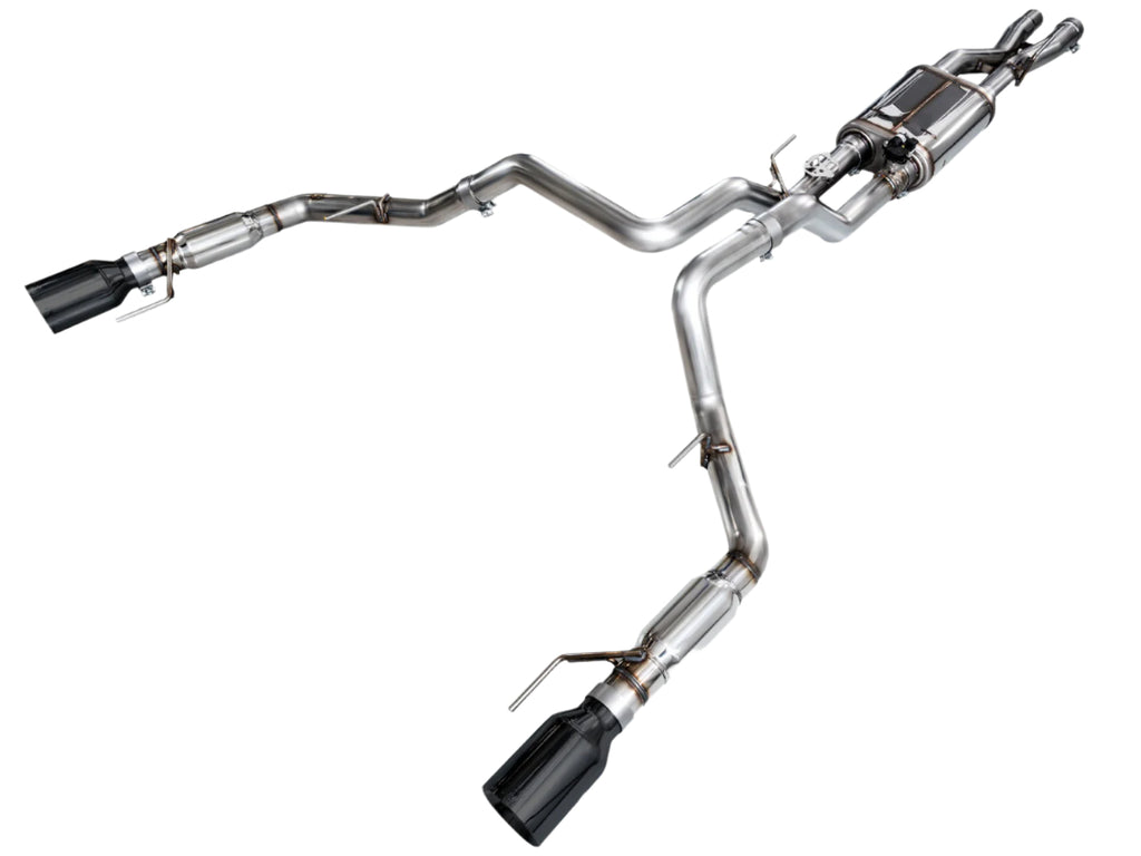 AWE Gen 3 Ford Raptor SwitchPath Exhaust  - Diamond Black Tips - AWE Tuning 3025-33356