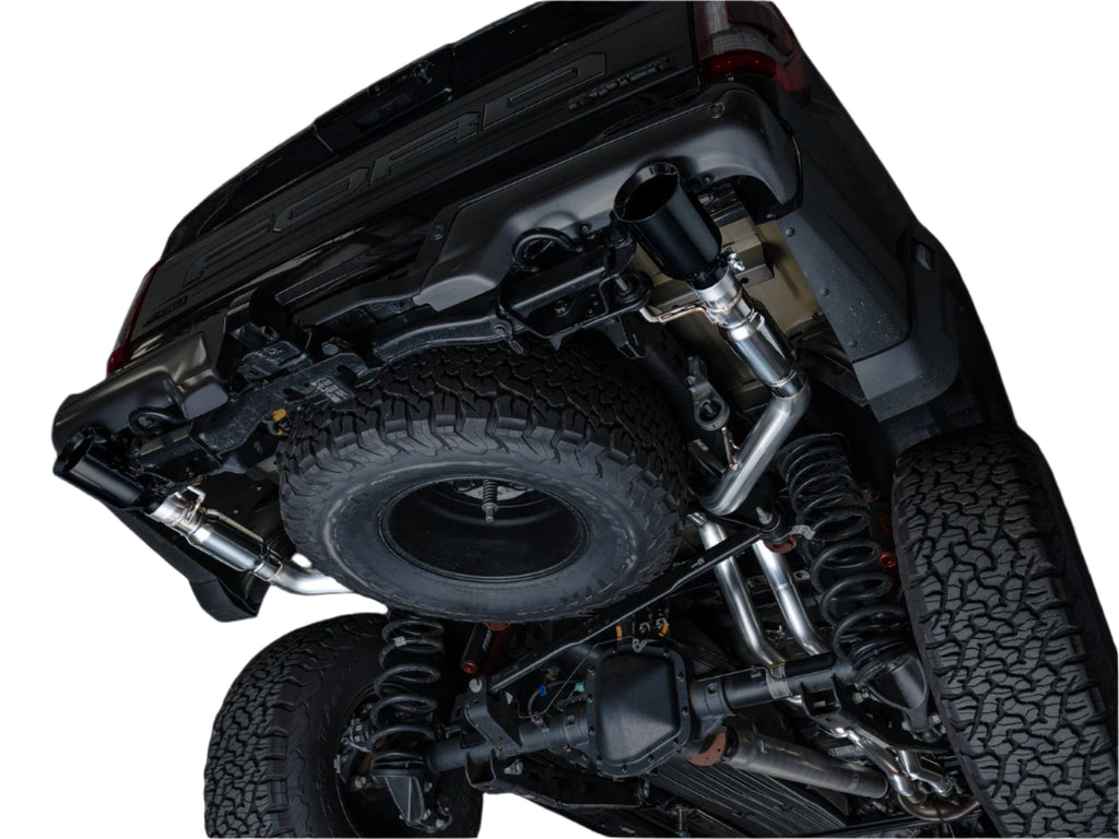 AWE Gen 3 Ford Raptor SwitchPath Exhaust  - Diamond Black Tips - AWE Tuning 3025-33356