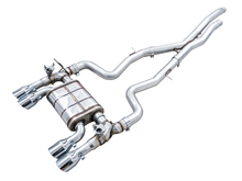 Load image into Gallery viewer, AWE Tuning BMW F8X M3/M4 SwitchPath Catback Exhaust - Chrome Silver Tips - AWE Tuning 3025-42070