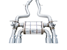 Load image into Gallery viewer, AWE Tuning BMW F8X M3/M4 SwitchPath Catback Exhaust - Chrome Silver Tips - AWE Tuning 3025-42070