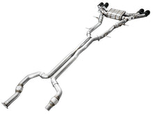 Load image into Gallery viewer, AWE Tuning 2021+ Cadillac CT4-V Blackwing SwitchPath Exhaust - Diamond Black Tips - AWE Tuning 3025-43436