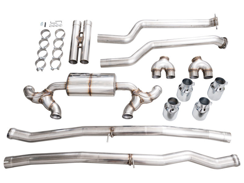 AWE Tuning AWE Tuning BMW G90/G99 M5 Touring Edition Cat-Back Exhaust - Chrome Silver Tips