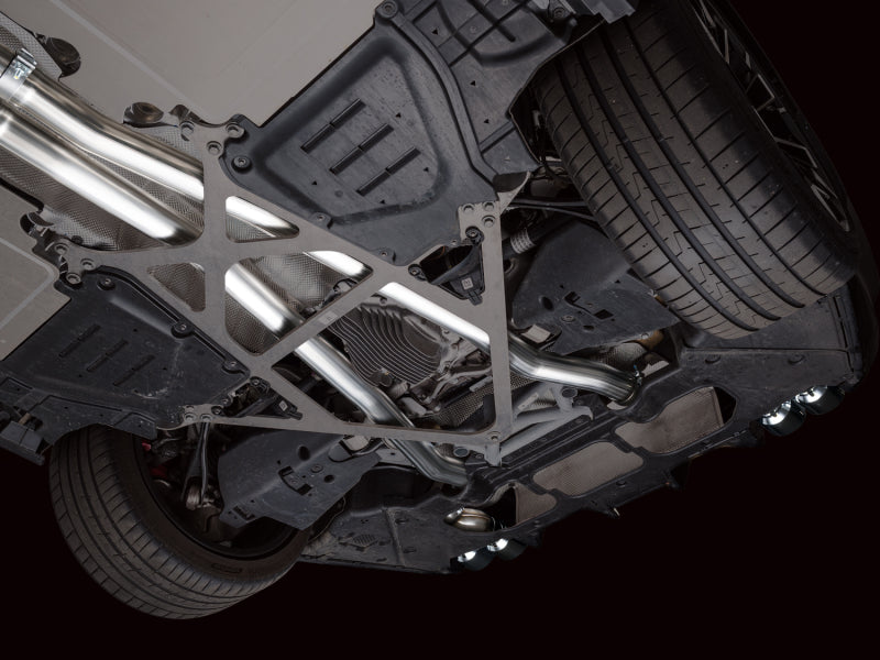 AWE Tuning AWE Tuning BMW G90/G99 M5 Track Edition Cat-Back Exhaust - Chrome Silver Tips
