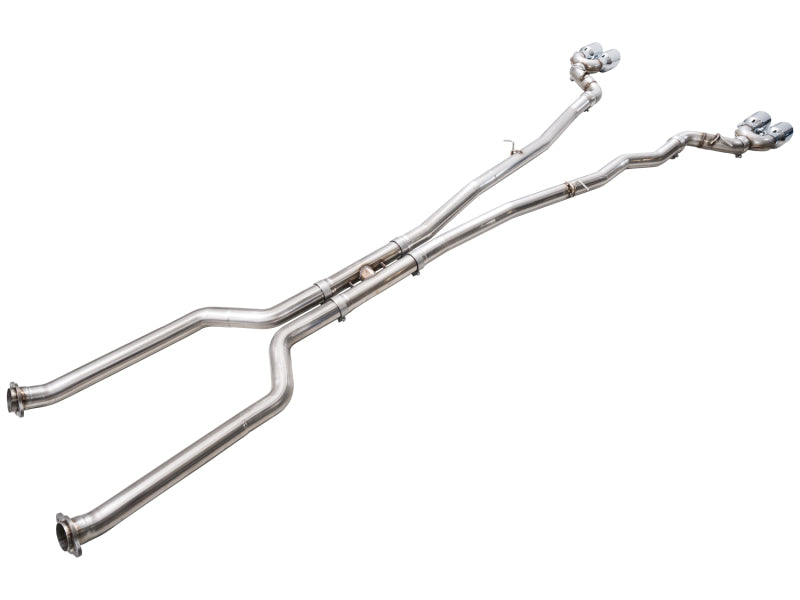 AWE Tuning AWE Tuning BMW G90/G99 M5 Track Edition Cat-Back Exhaust - Chrome Silver Tips