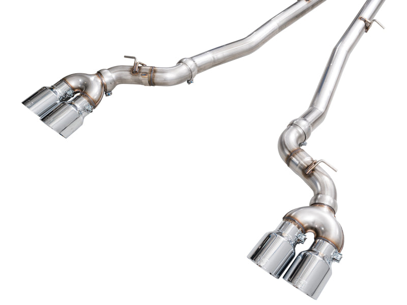 AWE Tuning AWE Tuning BMW G90/G99 M5 Track Edition Cat-Back Exhaust - Chrome Silver Tips