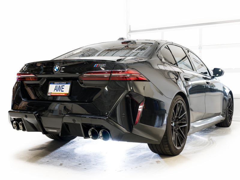 AWE Tuning AWE Tuning BMW G90/G99 M5 Track Edition Cat-Back Exhaust - Chrome Silver Tips
