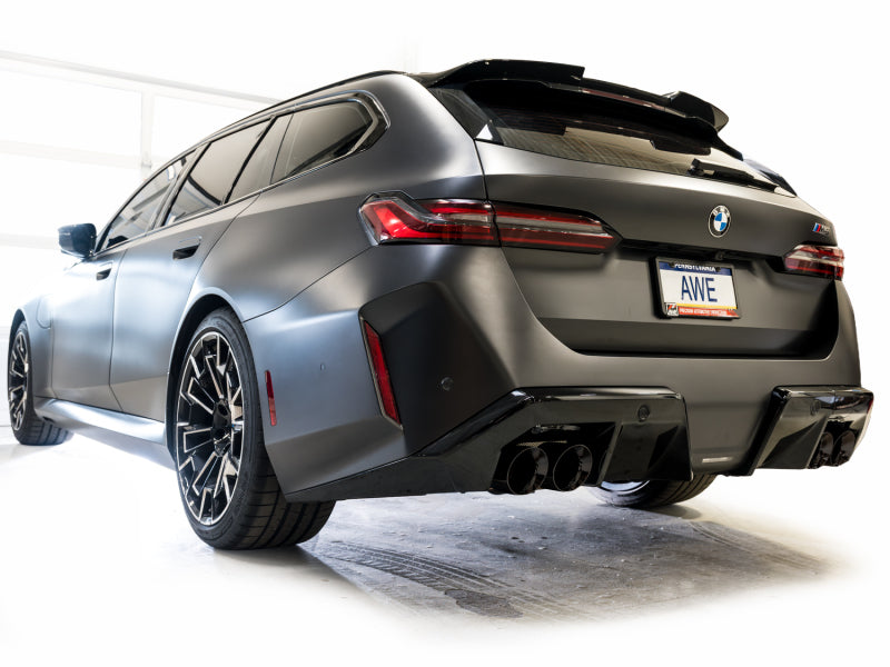 AWE Tuning AWE Tuning BMW G90/G99 M5 Track Edition Cat-Back Exhaust - Diamond Black Tips