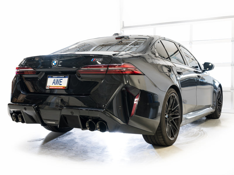 AWE Tuning AWE Tuning BMW G90/G99 M5 Track Edition Cat-Back Exhaust - Diamond Black Tips