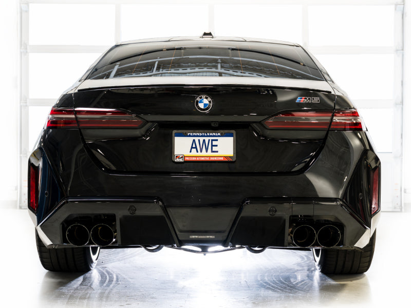AWE Tuning AWE Tuning BMW G90/G99 M5 Track Edition Cat-Back Exhaust - Diamond Black Tips
