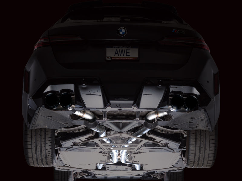 AWE Tuning AWE Tuning BMW G90/G99 M5 Track Edition Cat-Back Exhaust - Diamond Black Tips