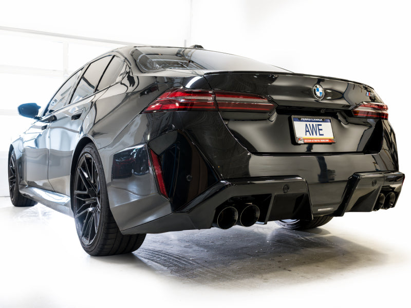 AWE Tuning AWE Tuning BMW G90/G99 M5 Track Edition Cat-Back Exhaust - Diamond Black Tips