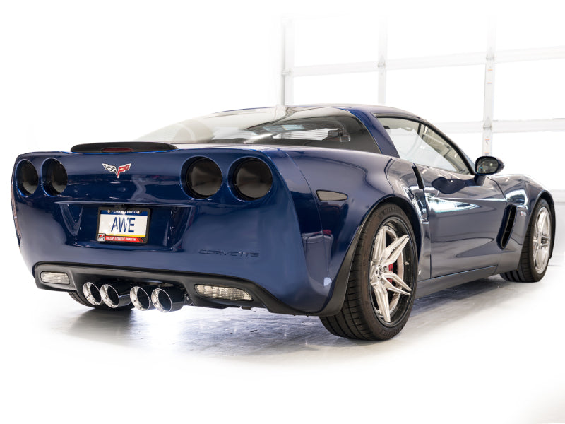 AWE Tuning AWE Tuning C6 Chevrolet Corvette Z06/ZR1 Touring Edition Axle-Back Exhaust w/ Chrome Silver Tips