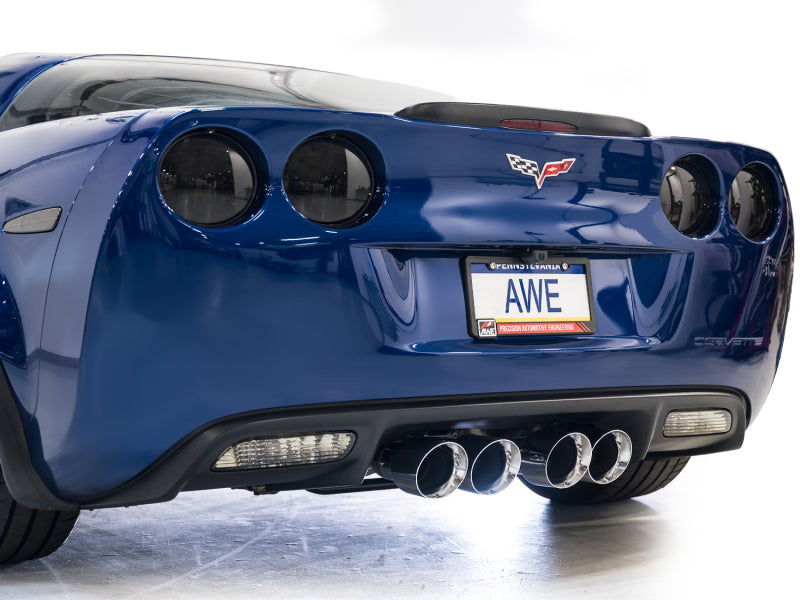 AWE Tuning AWE Tuning C6 Chevrolet Corvette Z06/ZR1 Touring Edition Axle-Back Exhaust w/ Chrome Silver Tips