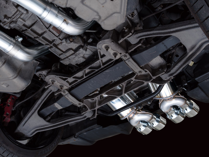 AWE Tuning AWE Tuning C6 Chevrolet Corvette Z06/ZR1 Touring Edition Axle-Back Exhaust w/ Chrome Silver Tips