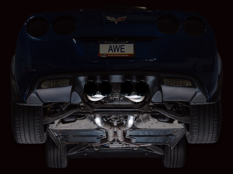 AWE Tuning AWE Tuning C6 Chevrolet Corvette Z06/ZR1 Touring Edition Axle-Back Exhaust w/ Diamond Black Tips