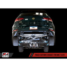 Load image into Gallery viewer, AWE Tuning Volkswagen GTI MK7.5 2.0T Track Edition Exhaust w/Chrome Silver Tips 102mm - product view 4 - AWE part 3020-32042